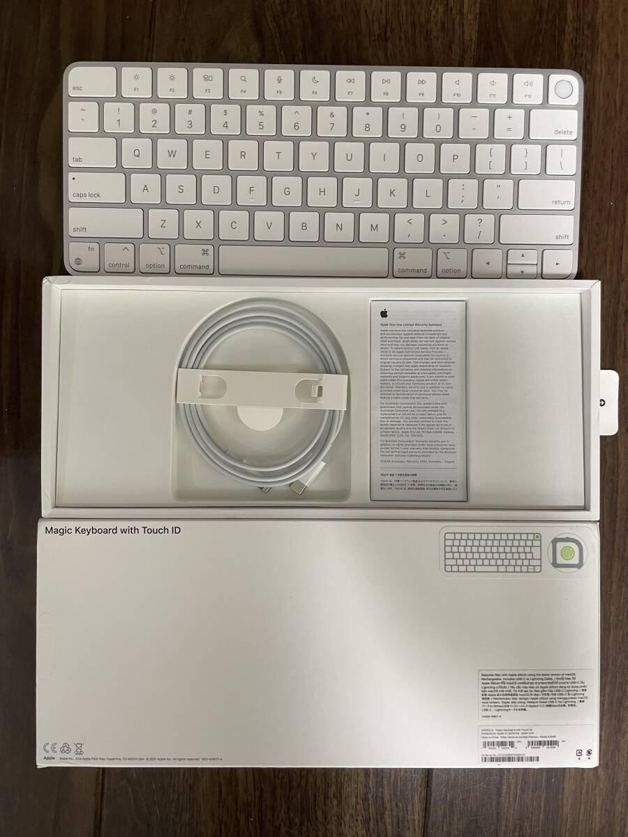 ALLPLE Magic Keyboard Touch ID マジックキーボード US配列 英語配列【美品】の画像2