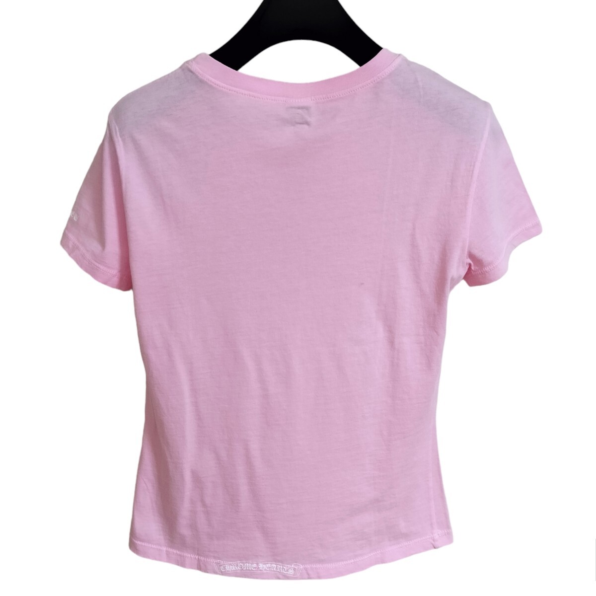 クロムハーツ Chrome Hearts Tシャツ 半袖 レディース うすピンク プリント_画像2