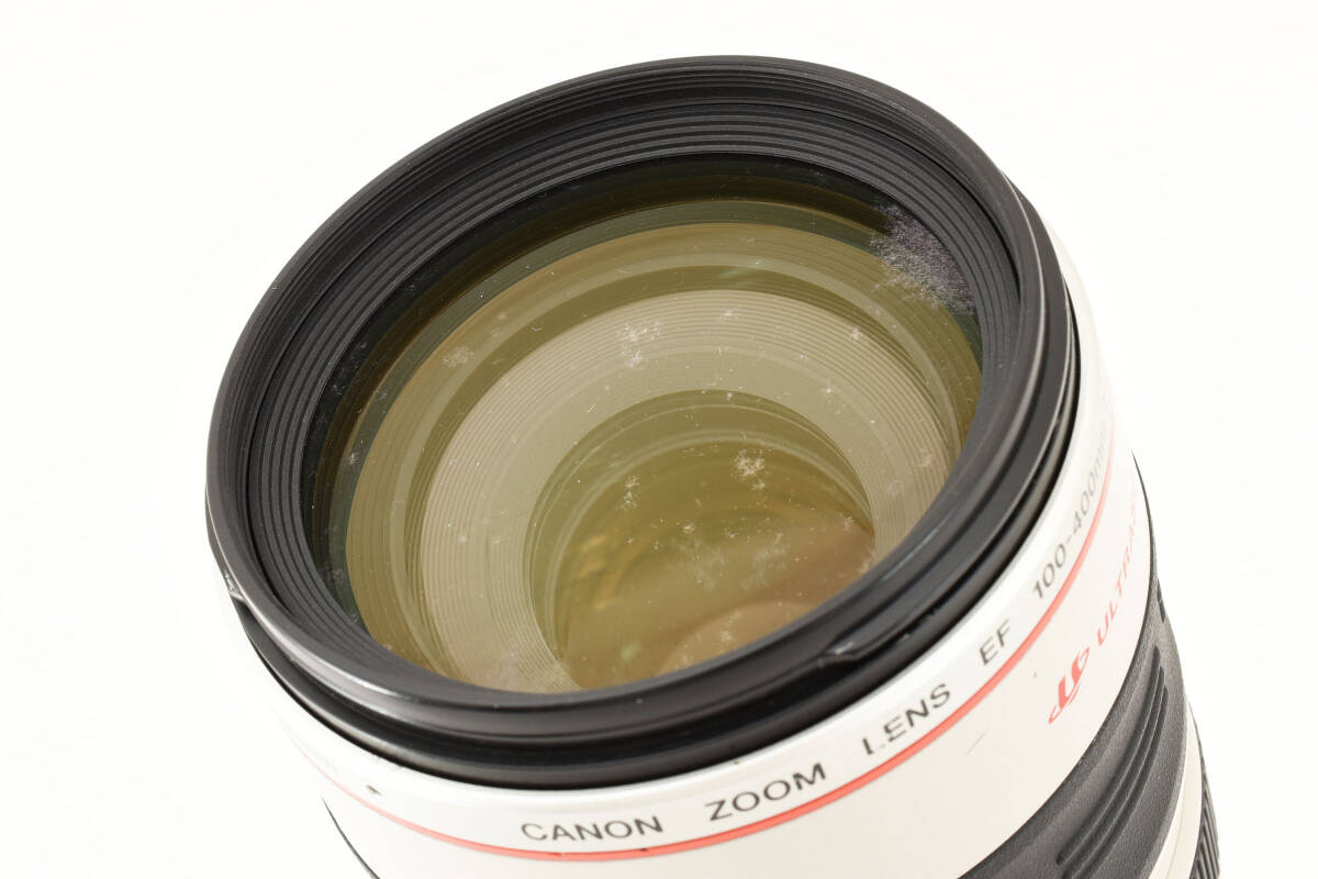 1 jpy exhibition ~ CANON EF 100-400mm F4.5-5.6L IS USM operation verification settled mold equipped Canon telephoto lens 