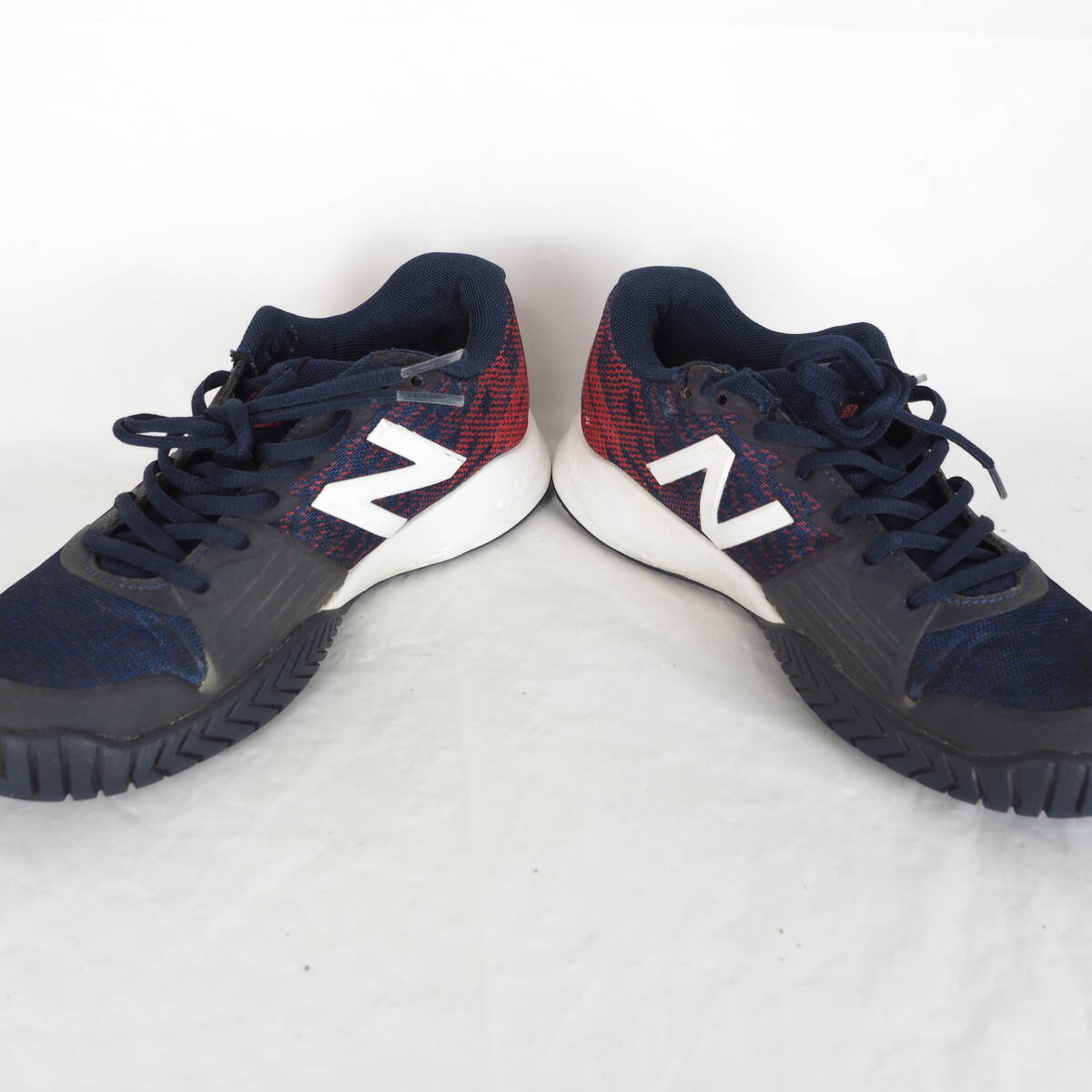 MK6504*New Balance996*ニューバランス*ジュニア テニス オールコート用シューズ*23cm*ネイビー_画像7