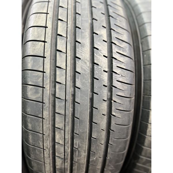 ヨコハマ BluEarth-XT AE61 225/65R17 4本SET◇2021年製8分山オンロードタイヤ◇中古 特筆すべき損傷なし◇ハリアー CX-5等に◇手渡し可の画像4