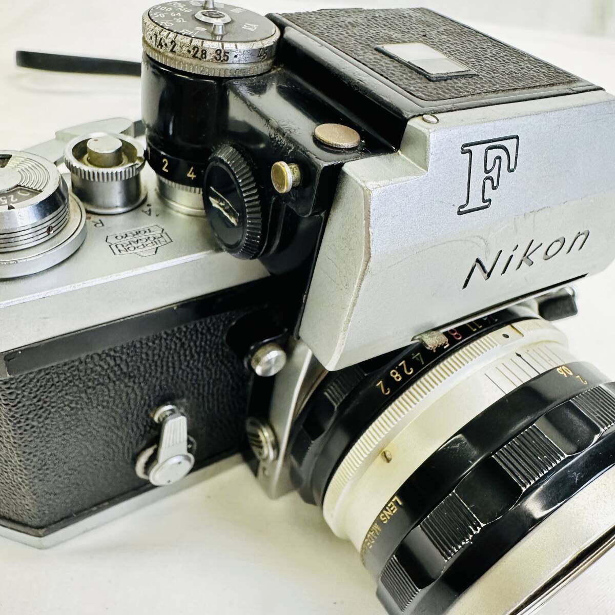 【S1363①】動作未確認 Nikon F NIKKOR-H 50㎜ 一眼レフ フィルムカメラ_画像2