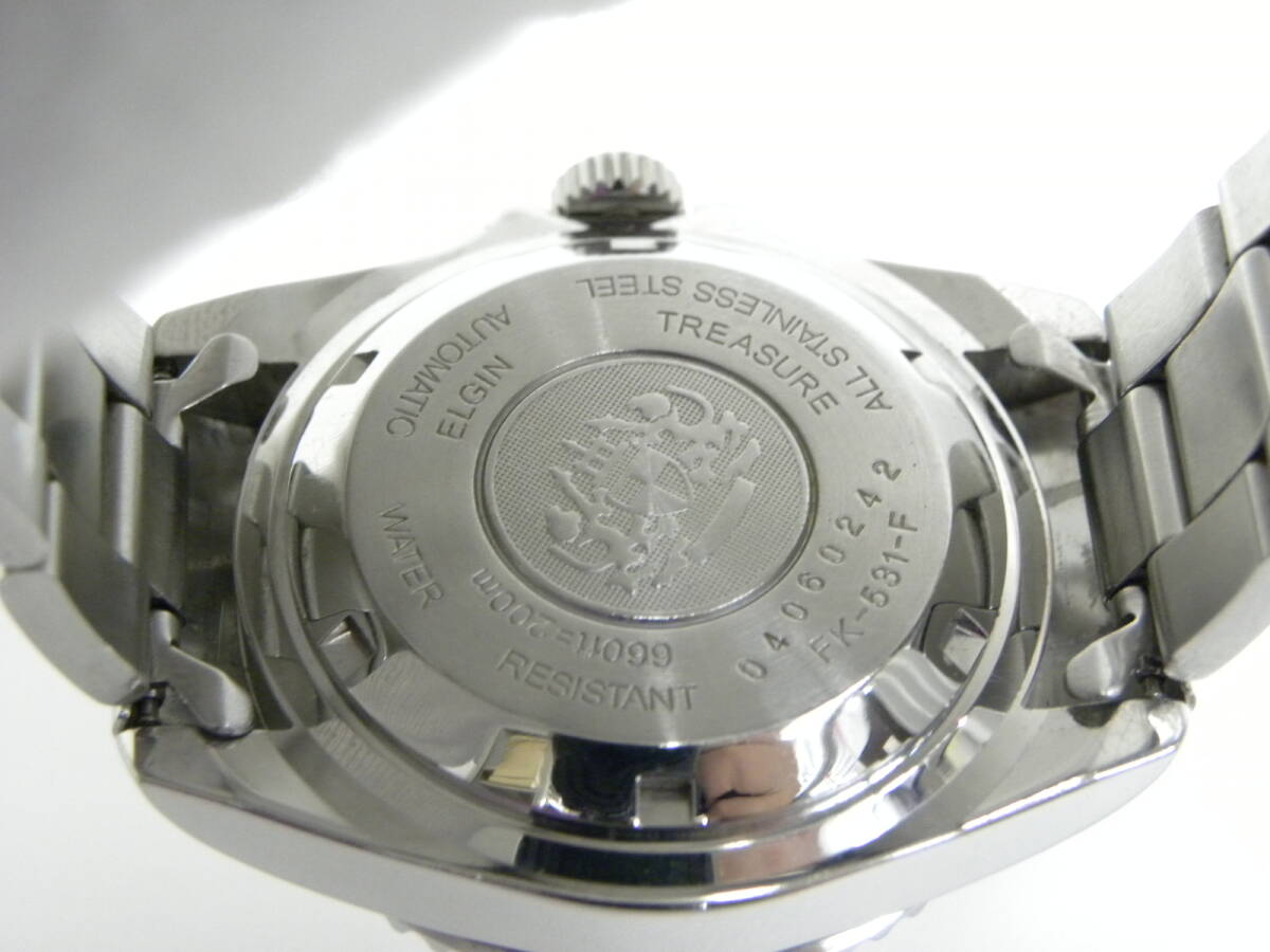 ブランド祭 エルジン ディープシー オートマチック FK-531-F メンズ 腕時計 稼働中 ELGIN USA AUTOMATIC DEEPSEA_画像7
