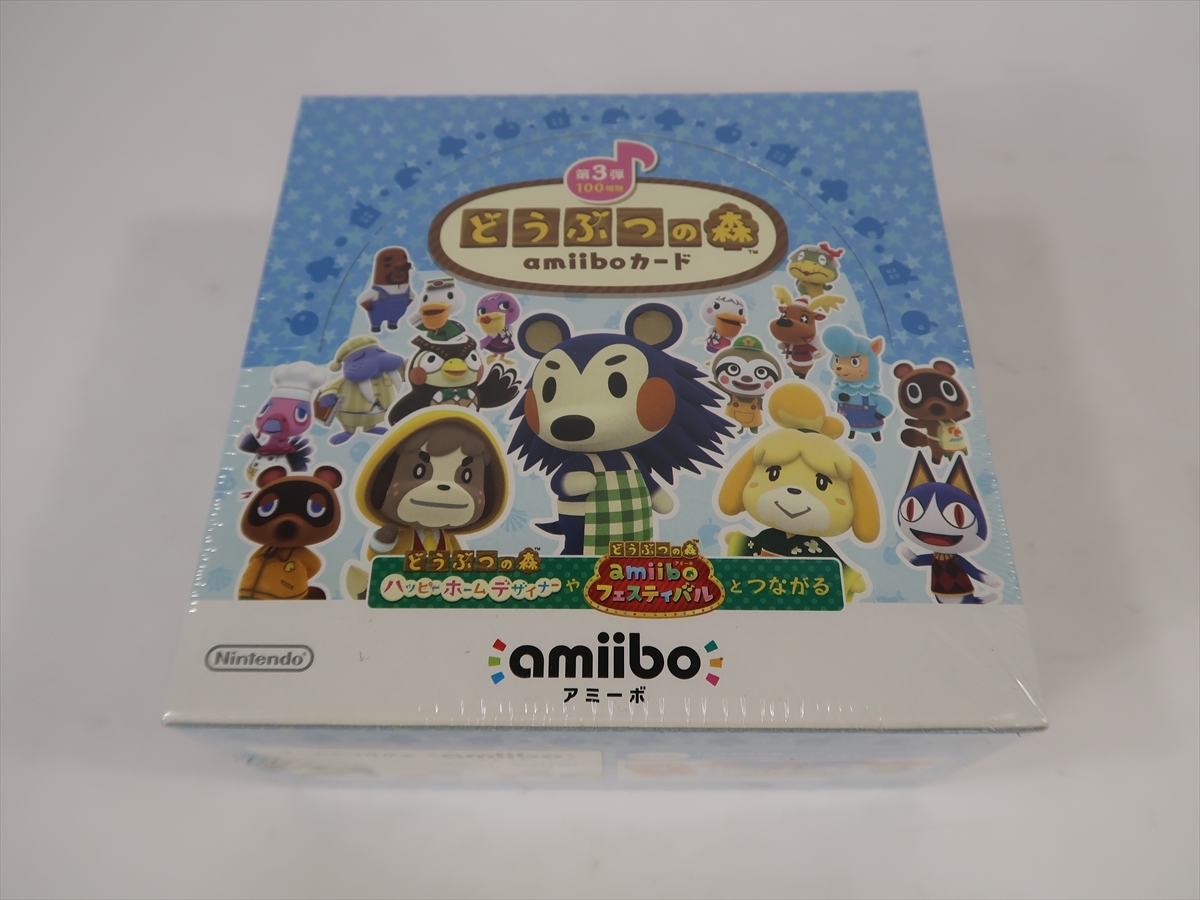 amiibo Amiibo Animal Crossing amiibo card 3 BOX box 50 pack entering nintendo b free shipping k18