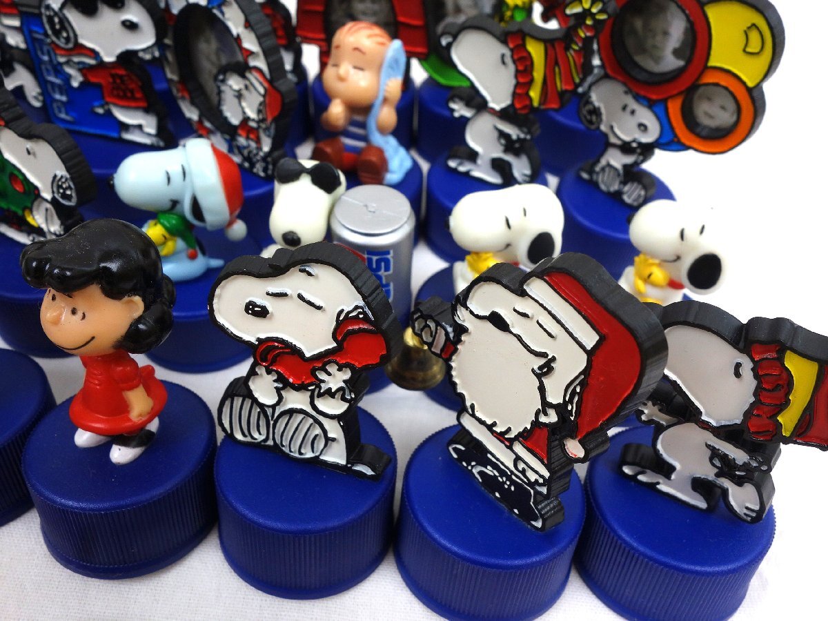 PEPSI ペプシコーラ SNOOPY スヌーピー フィギュア ペットボトルキャップ いろいろ まとめて 48点セット_画像7