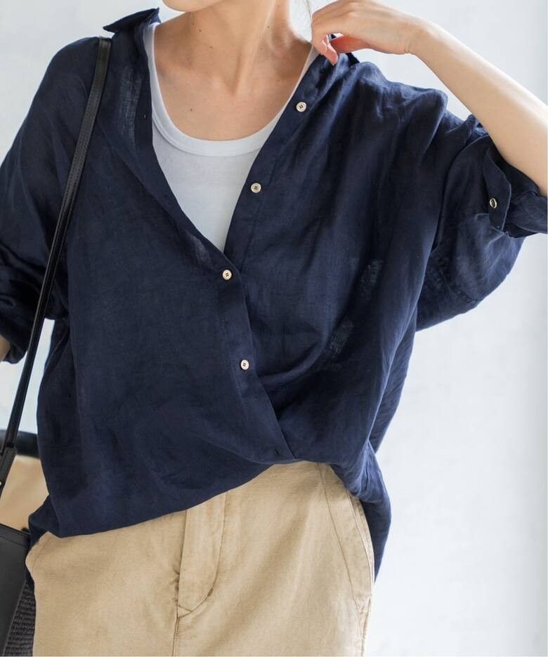 新品 Spick & Span スピックアンドスパン 80リネンカシュクール 新品 Spick & Span スピックアンドスパン 80リネンカシュクール