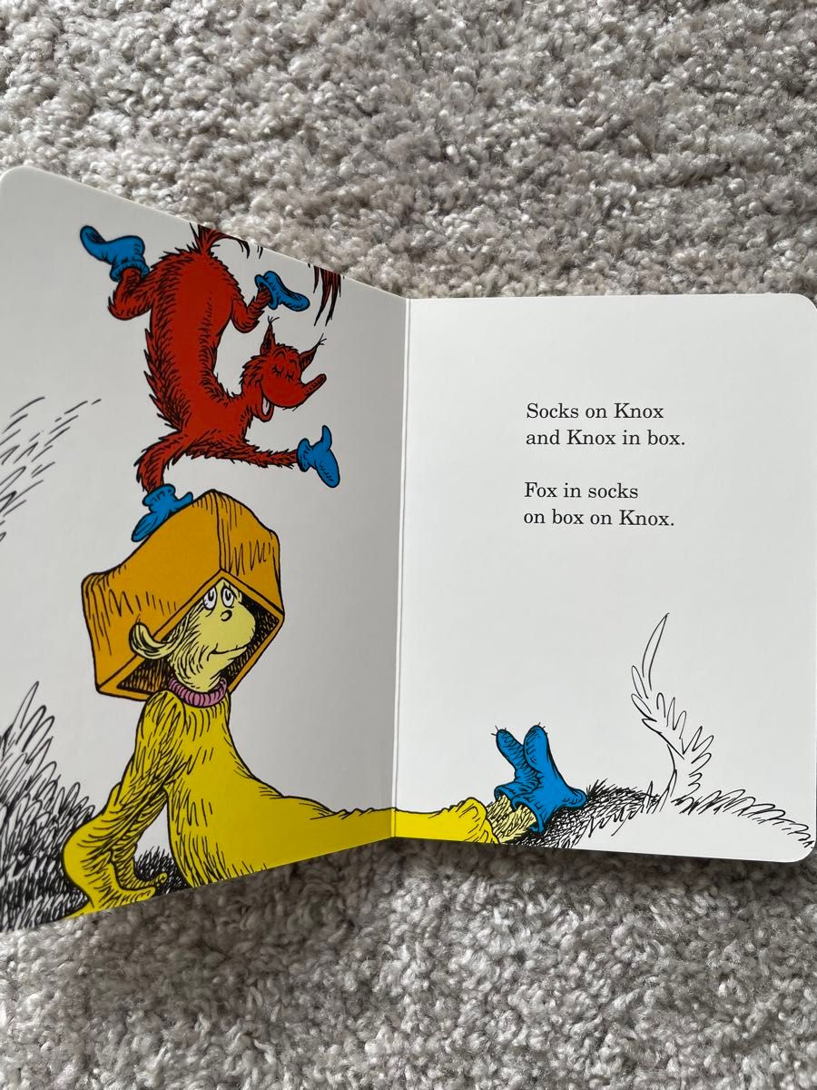 英語　絵本　洋書　  Dr. Seuss's   fox in Socks 洋書 児童書