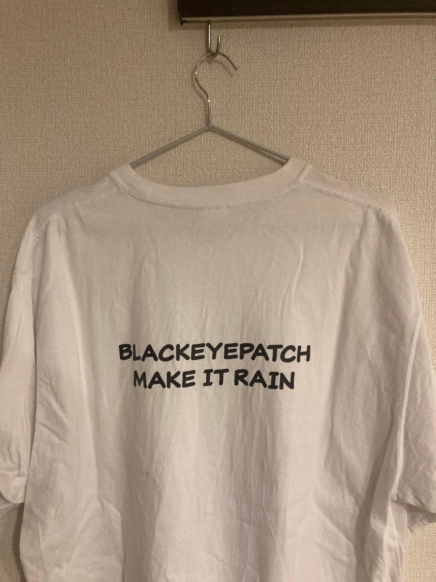 極美品 即完売モデル ブラックアイパッチ black eye patch tシャツ　RICH OG BOY WHITE Tシャツ