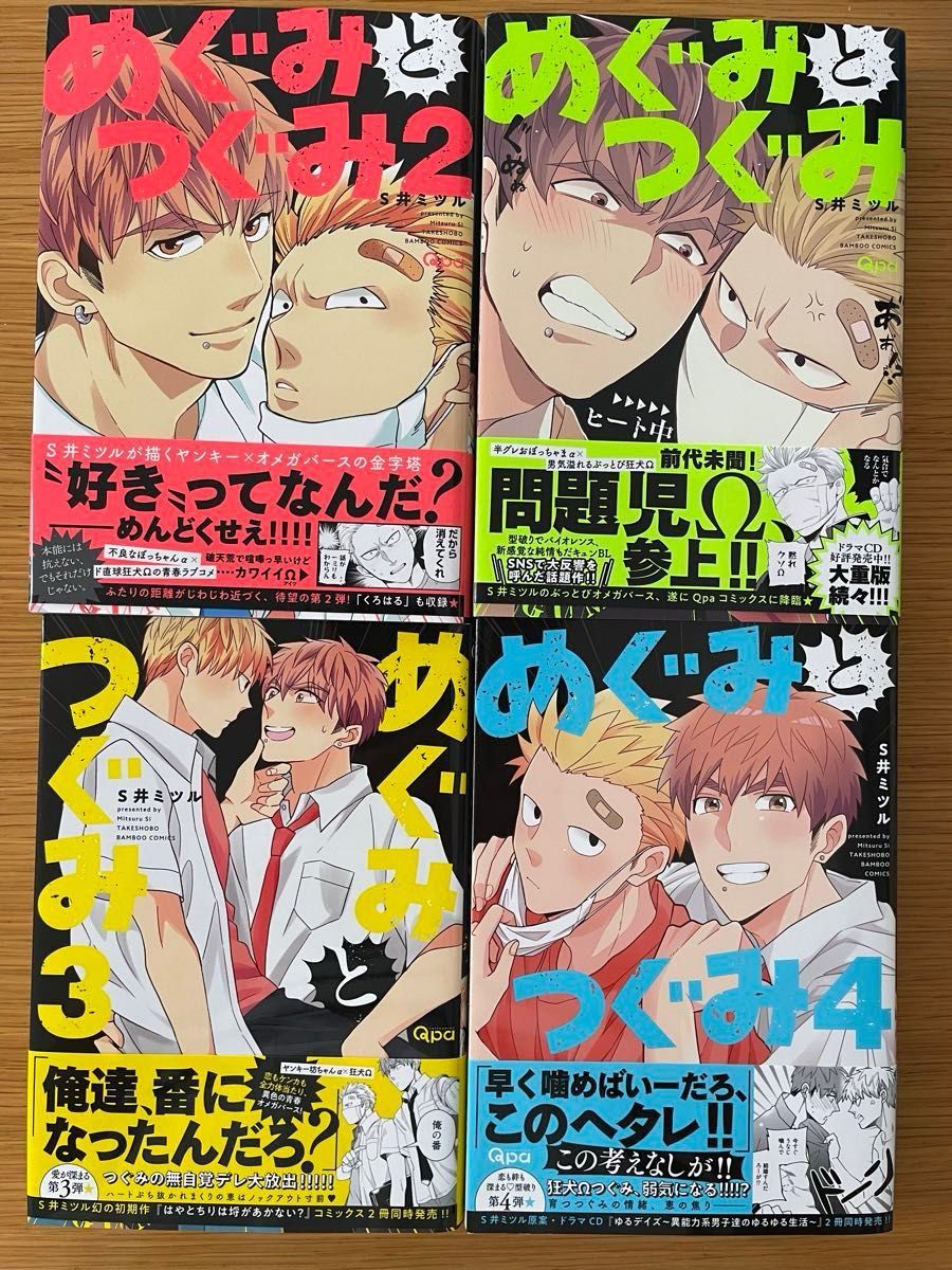 めぐみとつぐみ　S井ミツル　BLコミックス　おまけ小冊子付