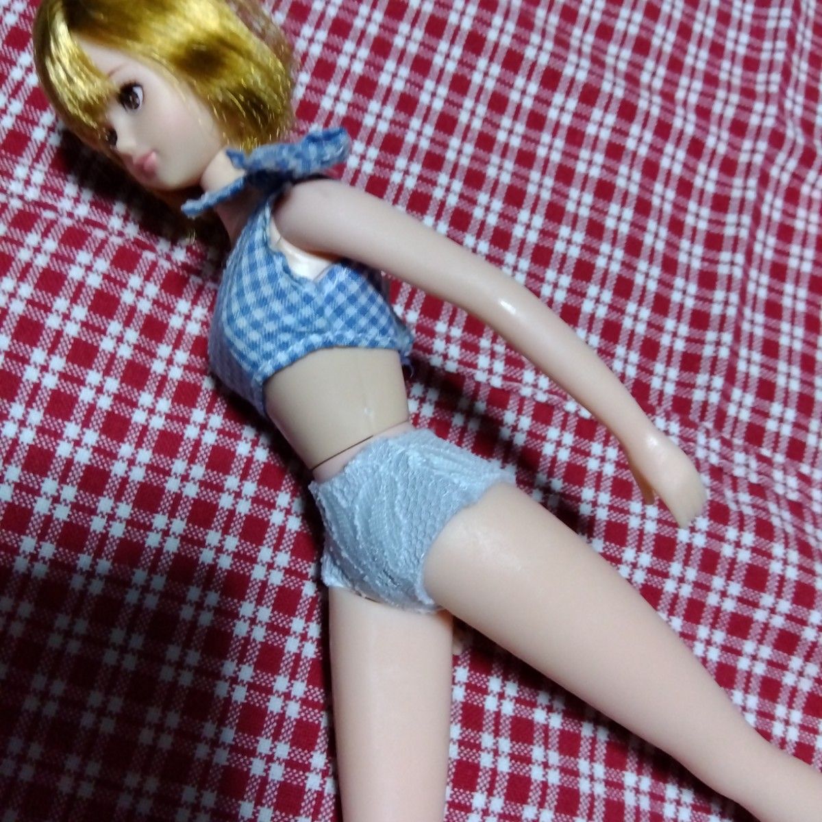 ハンドメイド　ジェニーちゃん　パンツ　10枚セット　灰×レース　リカちゃんキャッスル　ジェニーフレンド　サイズ　人形　手作り