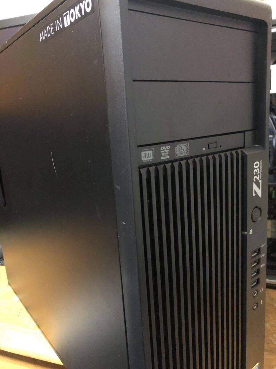 送料無料 HP Z230 Workstation Intel Xeon E3-1231v3 3.40GHz AMD RADEON PRO WX2100 12800ECC-16GB SSD500GB Win10pro Blu-ray 無線wifi_画像5