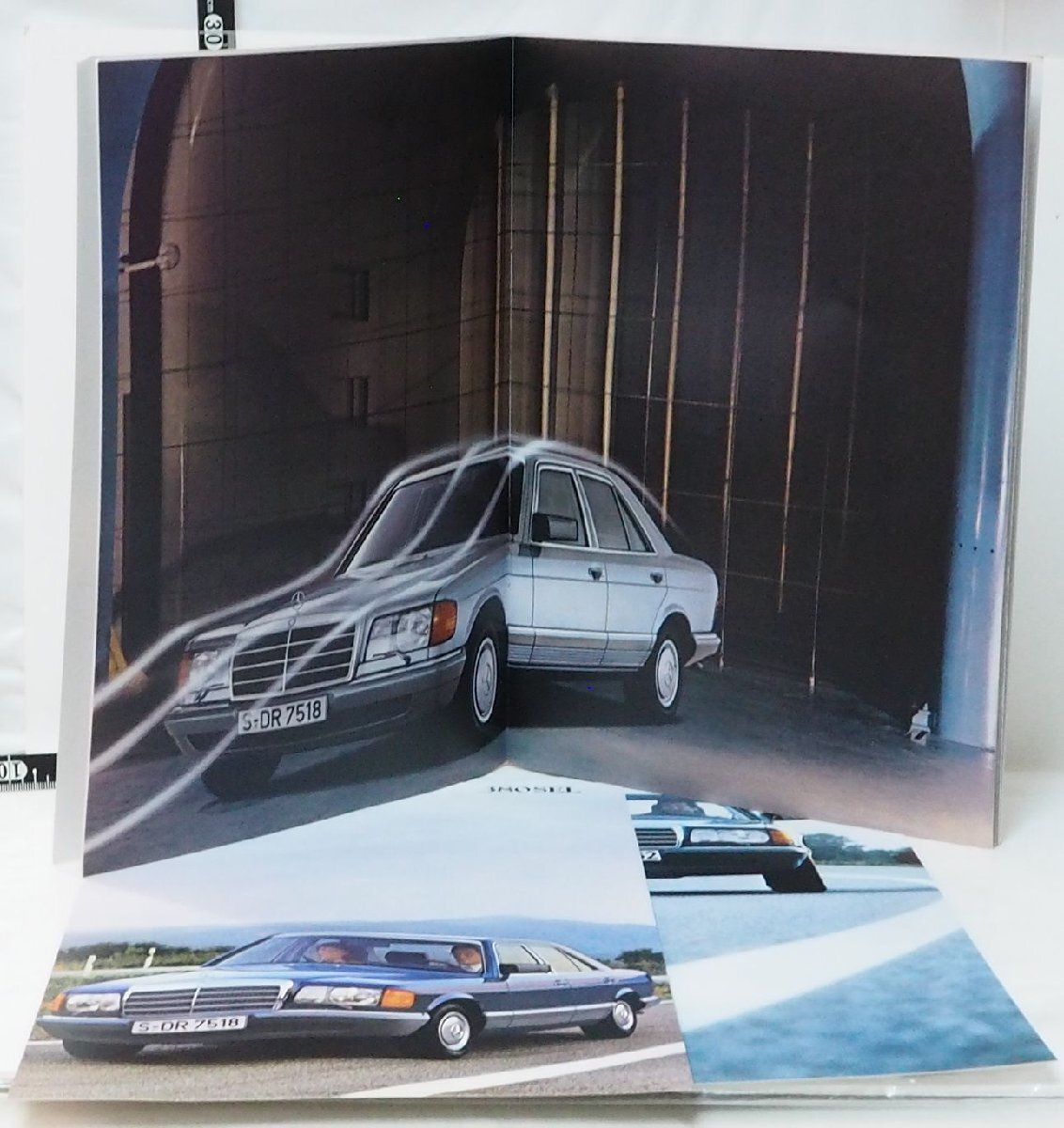 旧車カタログ 011【Mercedes Benz 280SE/380SEL メルセデス ベンツ Sクラス 日本語 カタログ】80年代 当時物パンフレット【中古】送料込_画像5