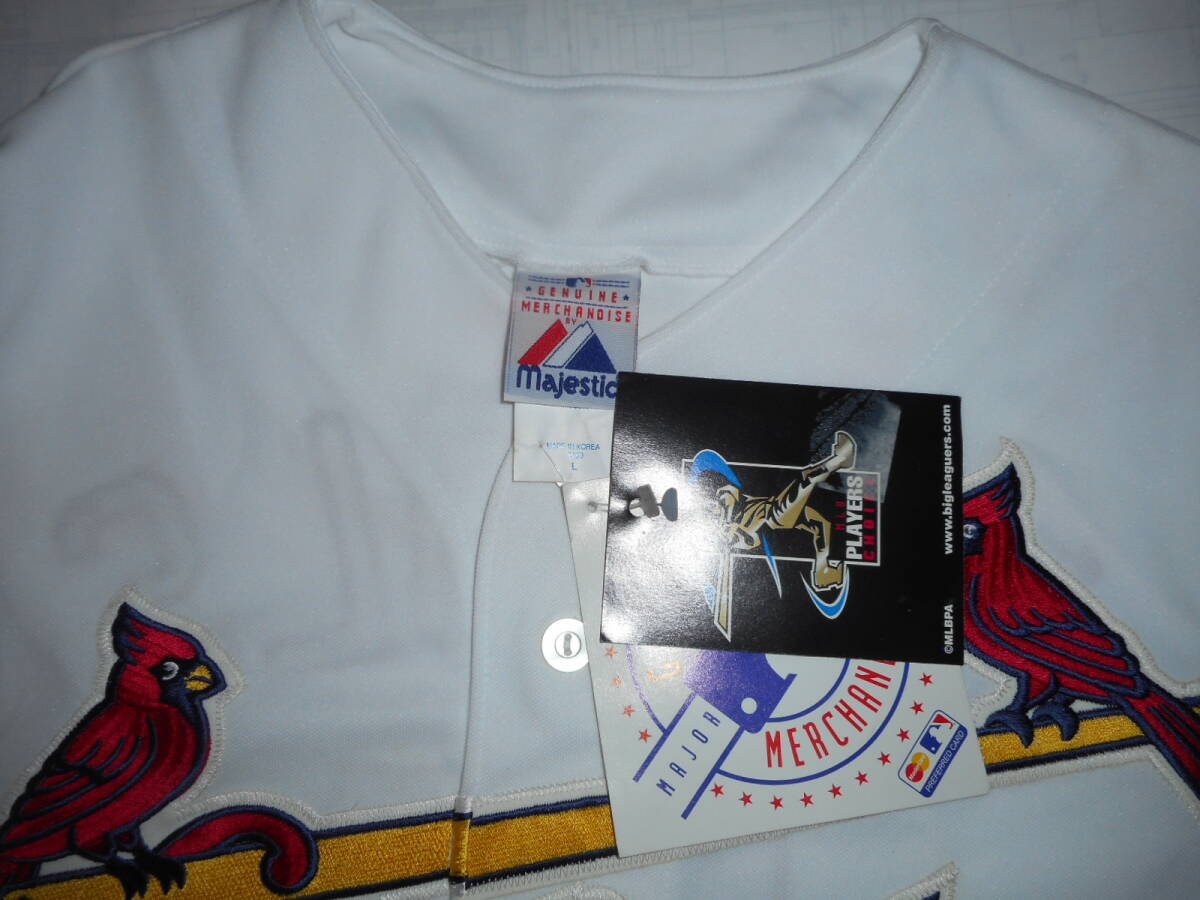 Majestic MLB Replica Jersey カージナルス ＃5 プホルス SIZE XL_画像3