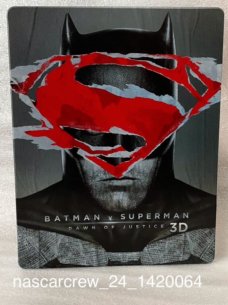 バットマン vs スーパーマン ジャスティスの誕生 [2D&3D Blu-ray]ブルーレイ海外盤スチールブック フルスリップ Manta Lab_画像4