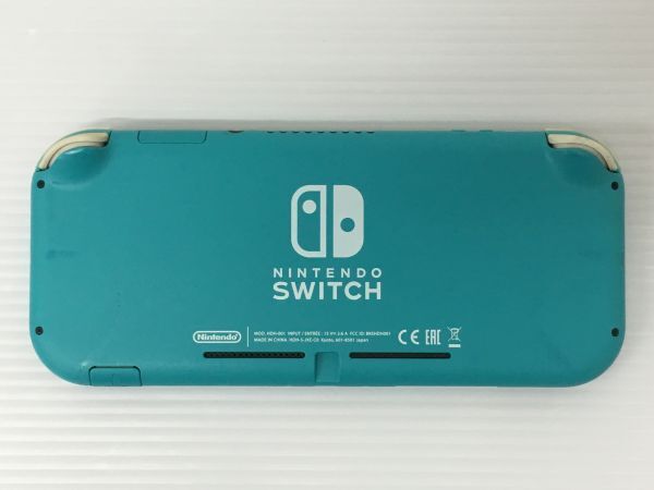 K18-815-0429-049【ジャンク】Nintendo Switch Lite(ニンテンドースイッチ ライト) MOD.HDH-001 ターコイズ 本体のみ ※通電確認済みの画像6