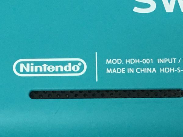K18-815-0429-049【ジャンク】Nintendo Switch Lite(ニンテンドースイッチ ライト) MOD.HDH-001 ターコイズ 本体のみ ※通電確認済みの画像9