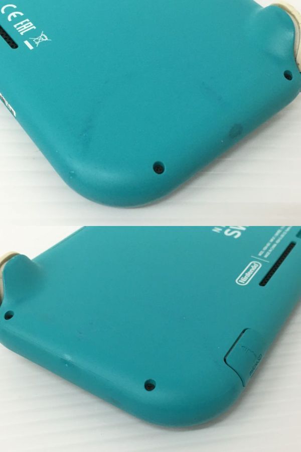 K18-815-0429-049【ジャンク】Nintendo Switch Lite(ニンテンドースイッチ ライト) MOD.HDH-001 ターコイズ 本体のみ ※通電確認済みの画像8