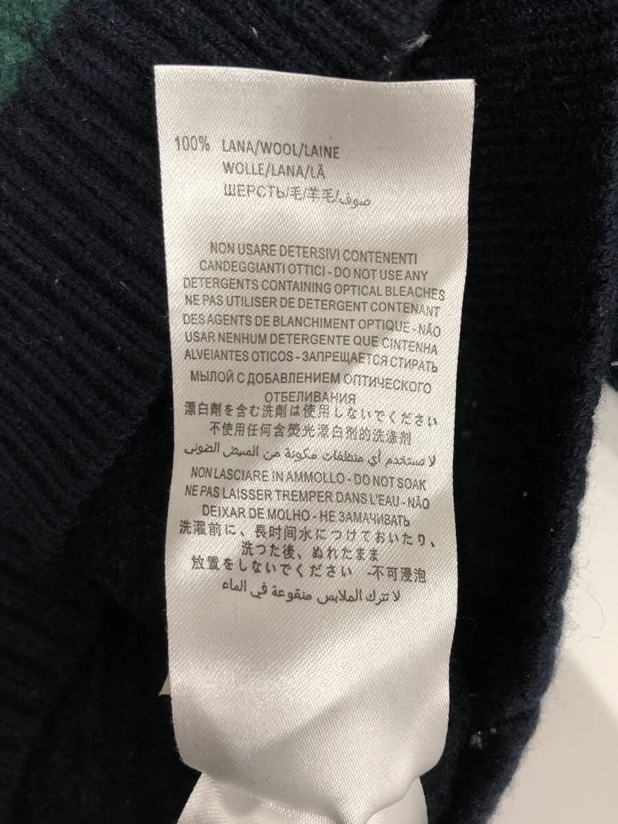 ITALY производства GUCCI Chill ten вязаный свитер темно-синий Kids детская одежда 47SS86X1494 Gucci SIZE:8#0502S