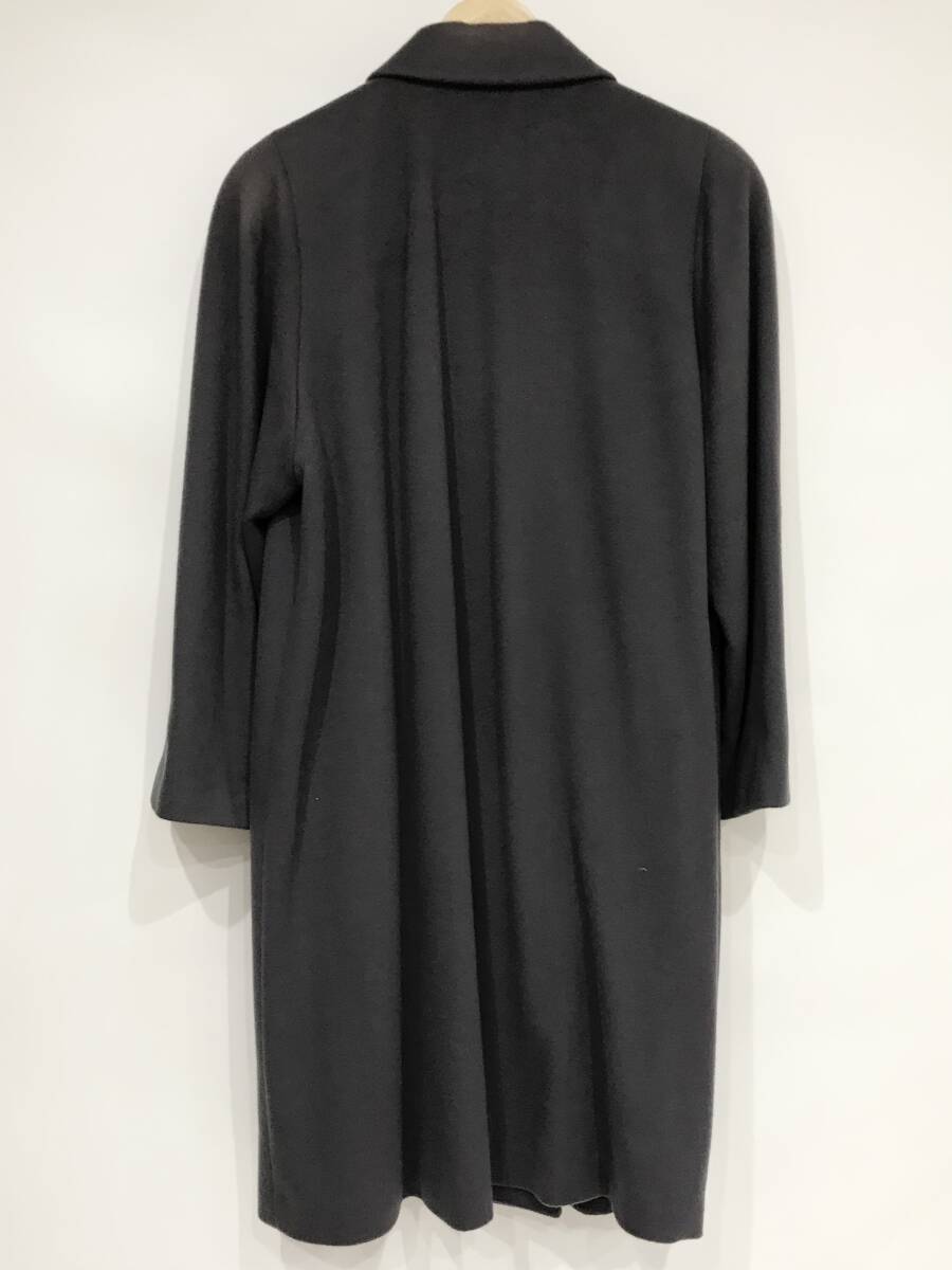 PURE CASHMERE ピュアカシミヤ ダブル チェスターコート グレー 古着 オールド ヴィンテージ SIZE：F■0510L_画像2