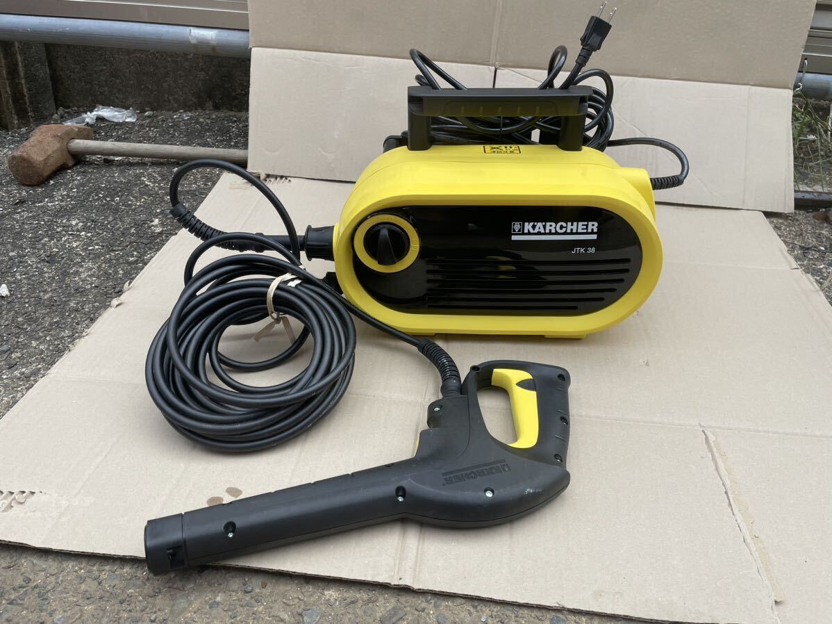 ★中古品★ケルヒャー KARCHER 家庭用高圧洗浄機 JTK38 作動品_画像1