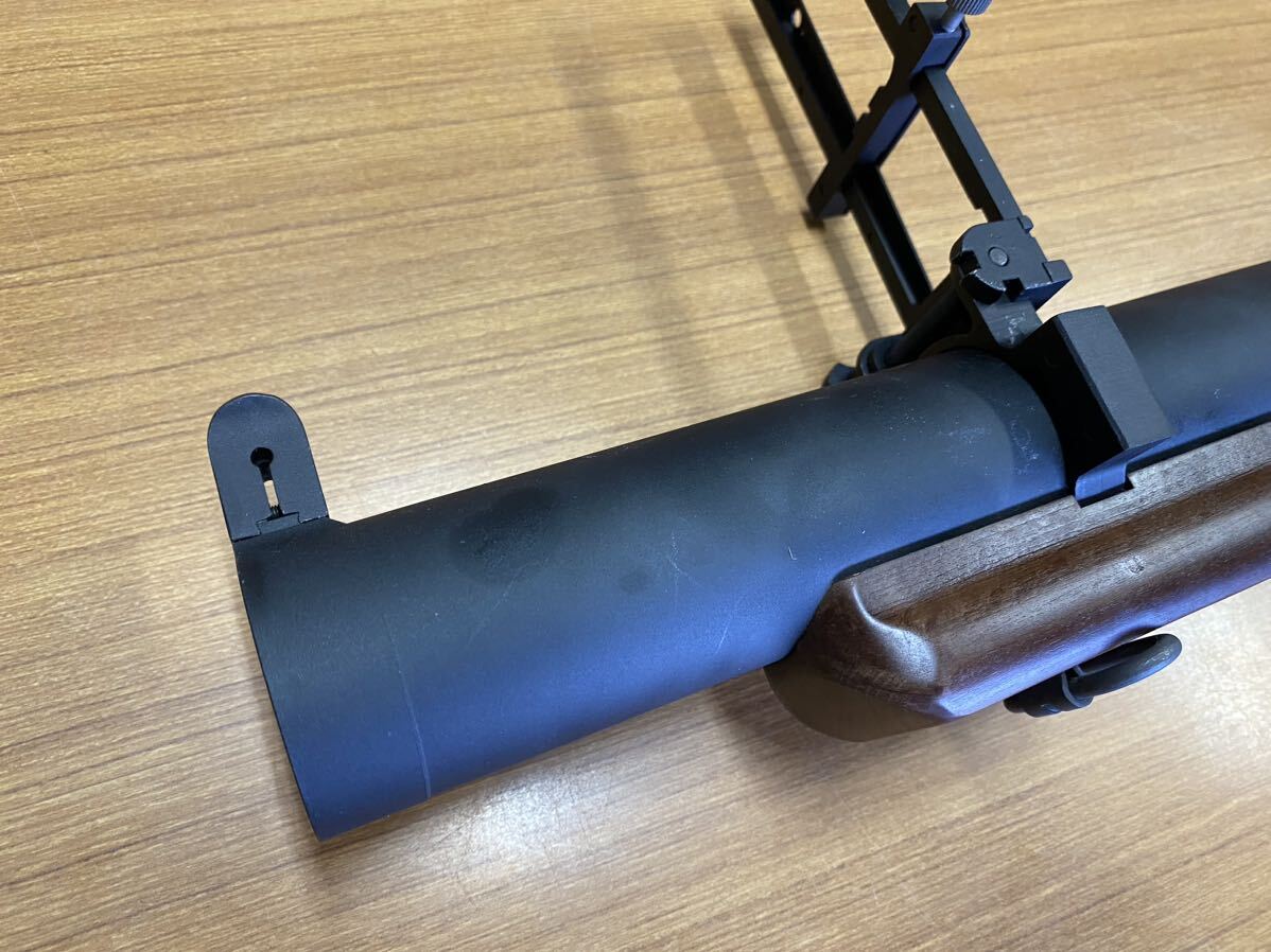 55 King Arms キングアームズ M79 Grenade Launcher グレネードランチャー リアルウッド KA-CART-04 照準器固定部品欠品 [20240510]の画像2