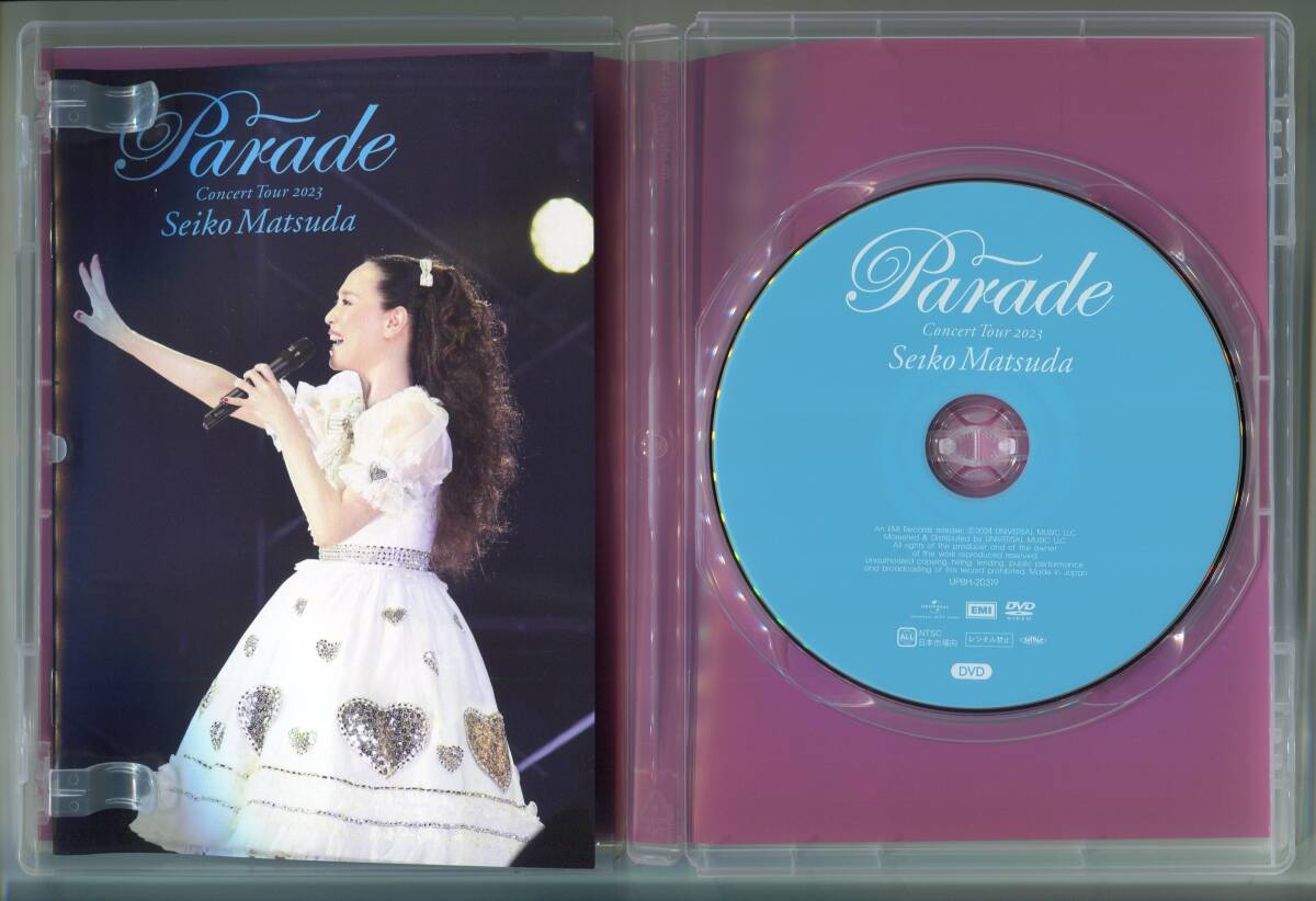 松田聖子 Seiko Matsuda Concert Tour 2023 “Parade" at NIPPON BUDOKAN DVD 通常盤の画像3