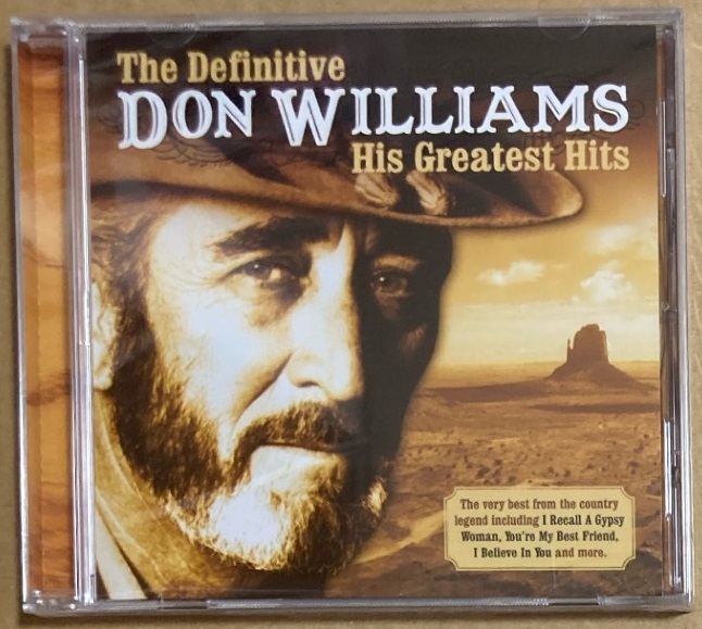 CD★DON WILLIAMS 「THE DEFINITIVE DON WILLIAMS - HIS GREATEST HITS」　ドン・ウィリアムス、未開封_画像1