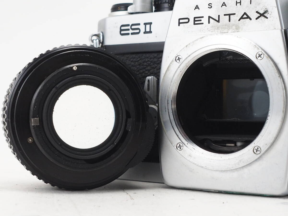 ★訳あり実用品★ ペンタックス PENTAX ES II ボディ 55mm 単焦点レンズセット ★シャッターOK! #TA4551_画像5