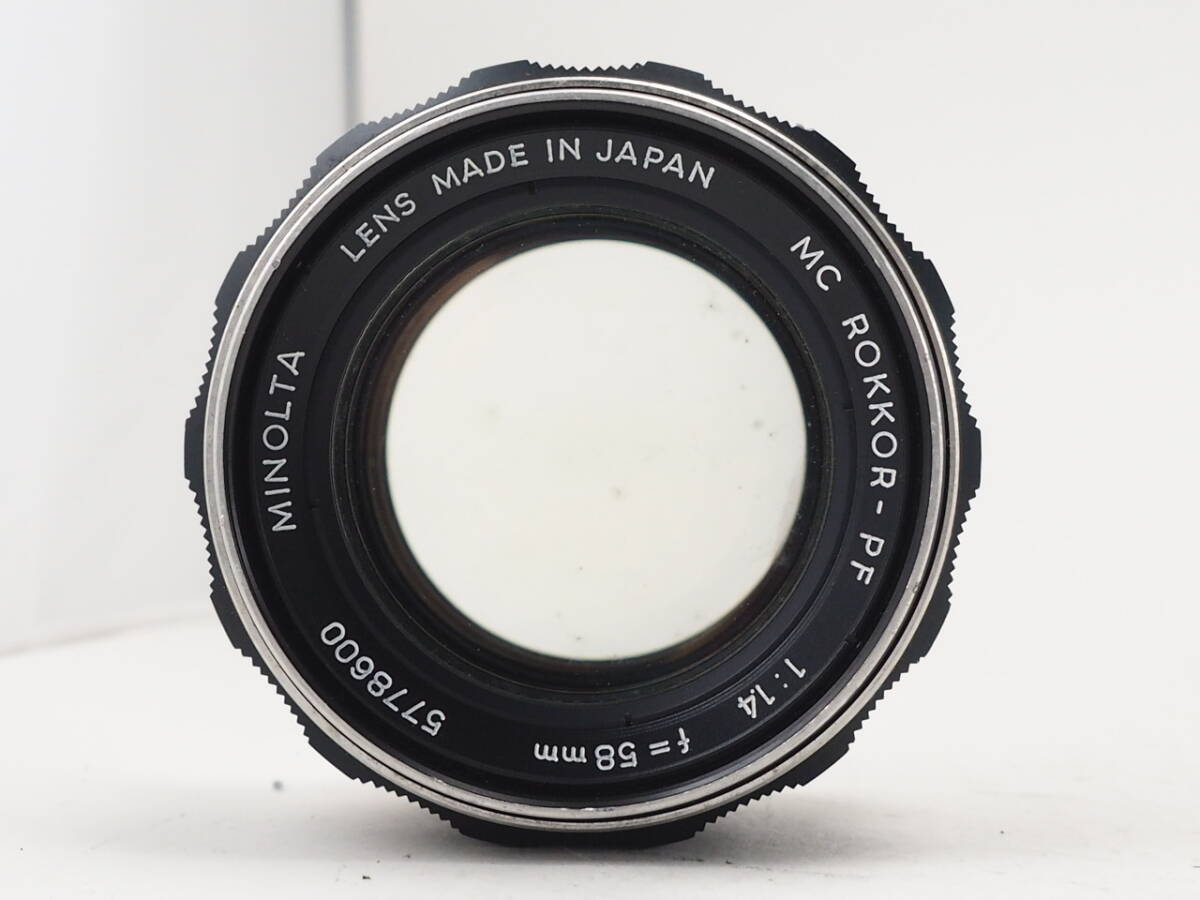 ★実用品★ ミノルタ MINOLTA MC ROKKOR-PF 58mm F1.4 #TA4720_画像2