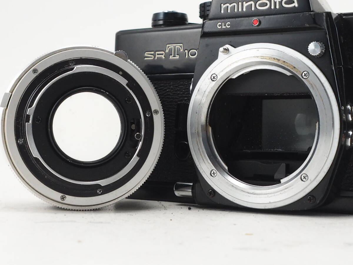 ★訳あり実用品★ ミノルタ MINOLTA SRT 101 CLC ブラック ボデイ 55mm レンズセット ★シャッターOK！ #TA4736 の画像5