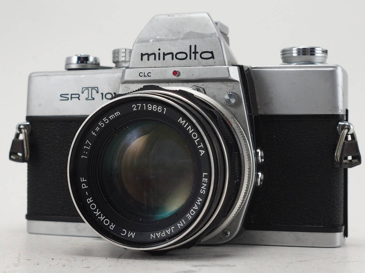 ★訳あり実用品★ ミノルタ MINOLTA SRT 101 CLC ボデイ 55mm レンズセット ★シャッターOK！ #TA4737_画像1