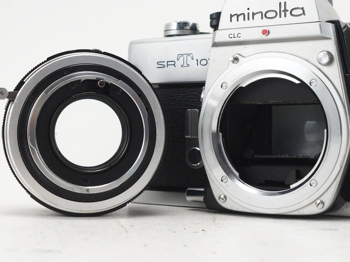 ★訳あり実用品★ ミノルタ MINOLTA SRT 101 CLC ボデイ 55mm レンズセット ★シャッターOK！ #TA4738_画像5