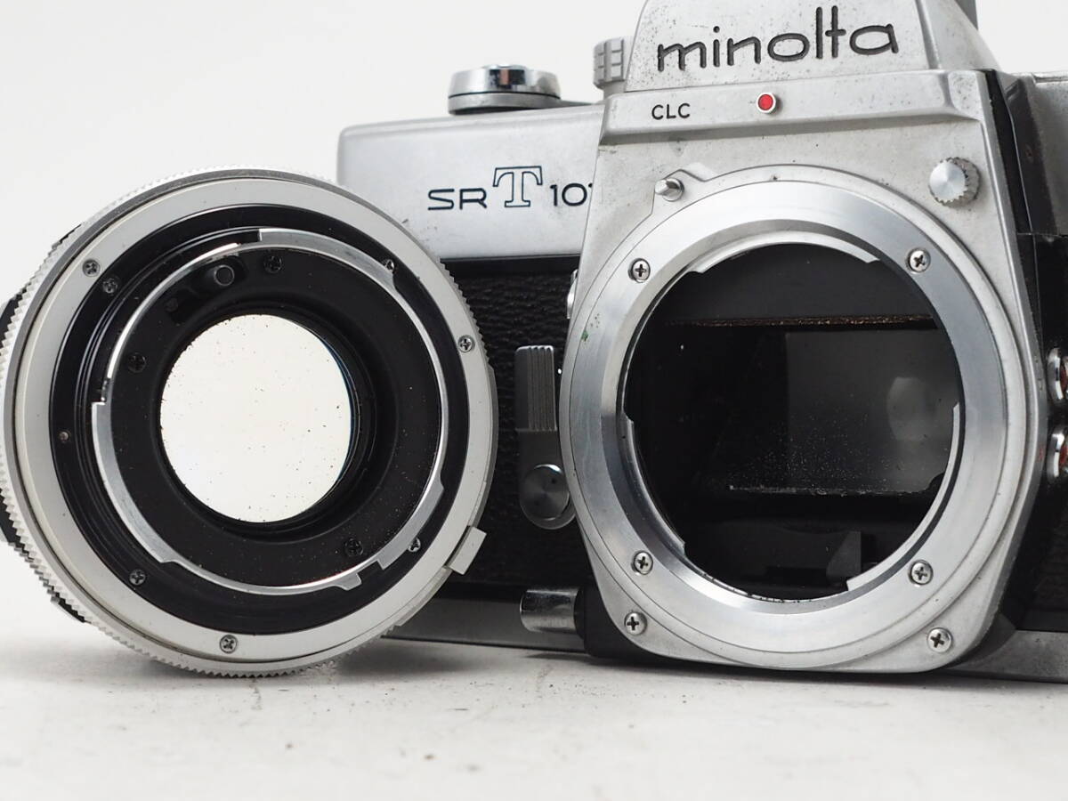 ★訳あり実用品★ ミノルタ MINOLTA SRT 101 CLC ボデイ 55mm レンズセット ★シャッターOK！ #TA4740_画像5