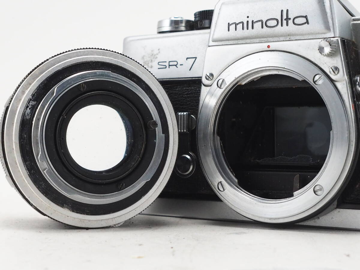 ★訳あり実用品★ ミノルタ MINOLTA SR-7 ボデイ 55mm レンズセット ★シャッターOK！ #TA4746_画像5