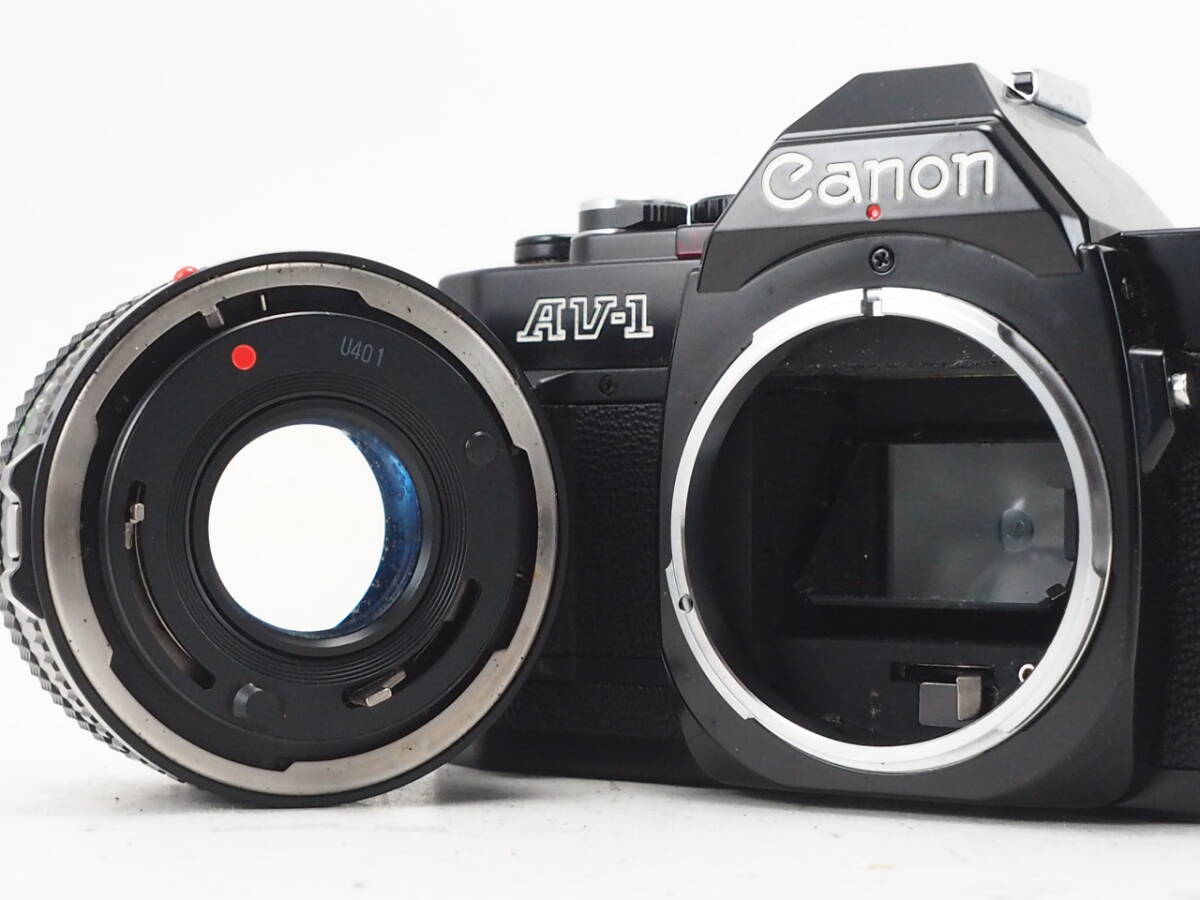 ★訳あり大特価★ キャノン CANON AV-1 ボディ NEW FD 50mm レンズセット #TA4781_画像5