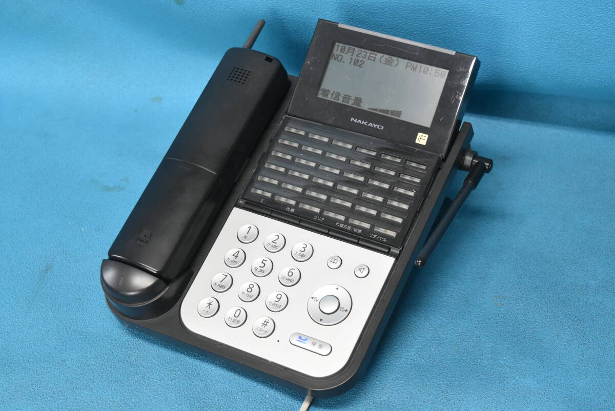 NAKAYO/nakayoNYC-iF series 36 button DECT Karl cordless telephone machine [NYC-36iF-DHCLB] *M-1104(0501)*