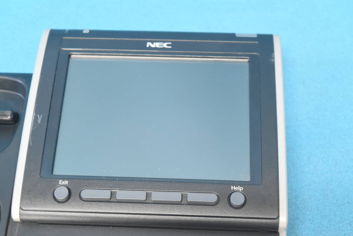 NEC　Aspire UX　IP大型LCD受付電話機(ウケツケ) 【ITL-320C-1D(BK)】　◆M-1113(0511)◆_画像7
