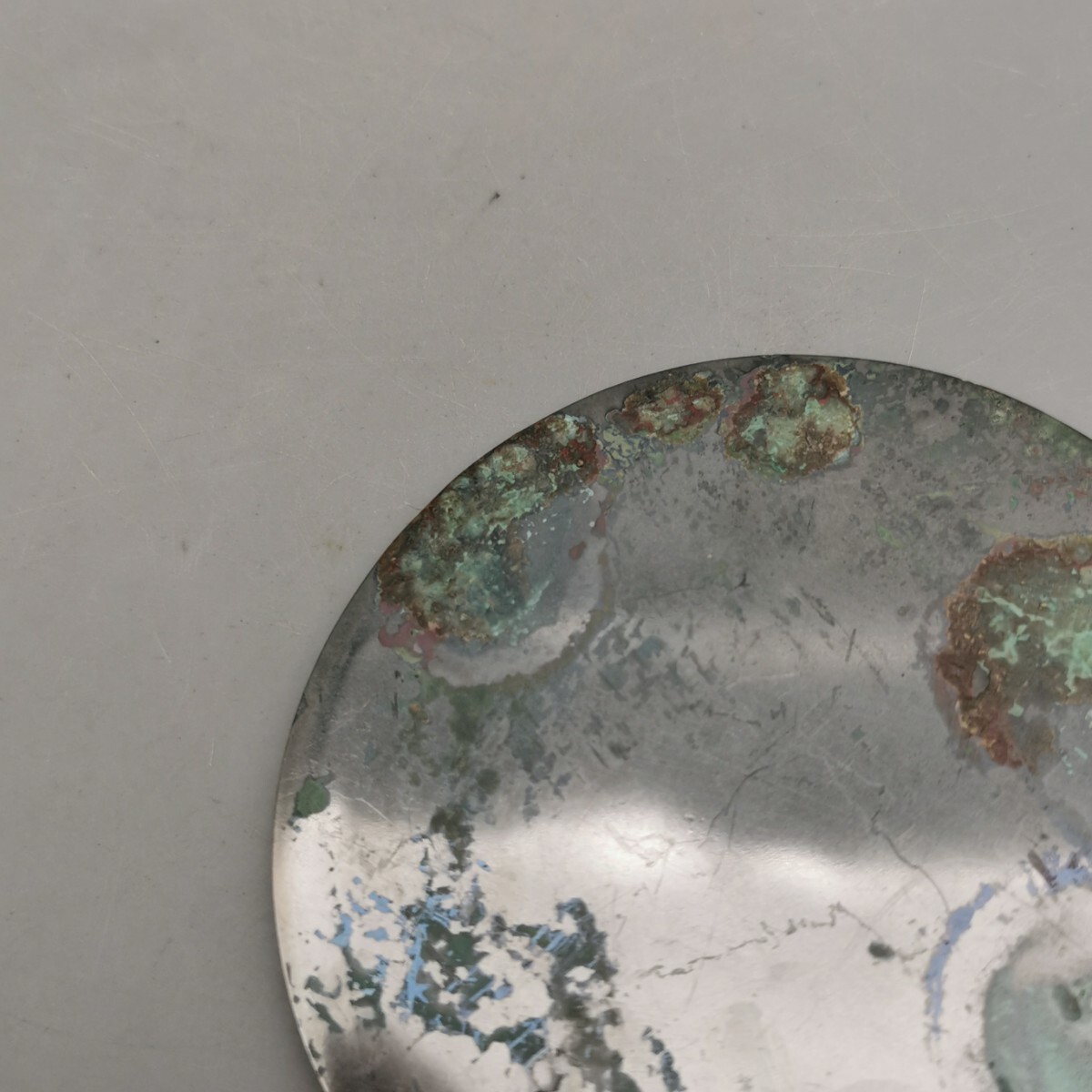 【萬藏】中国 古美術 銅鏡 置物 鏡 唐物 古玩