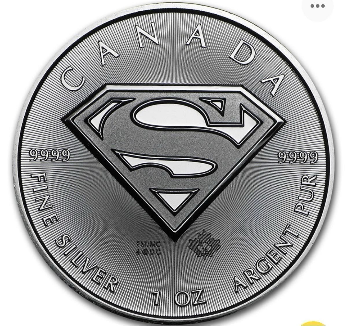 ２０１６年　カナダ / スーパマン 銀貨 / 1オンス  新品未開封銀貨コインカプセル入り　1個
