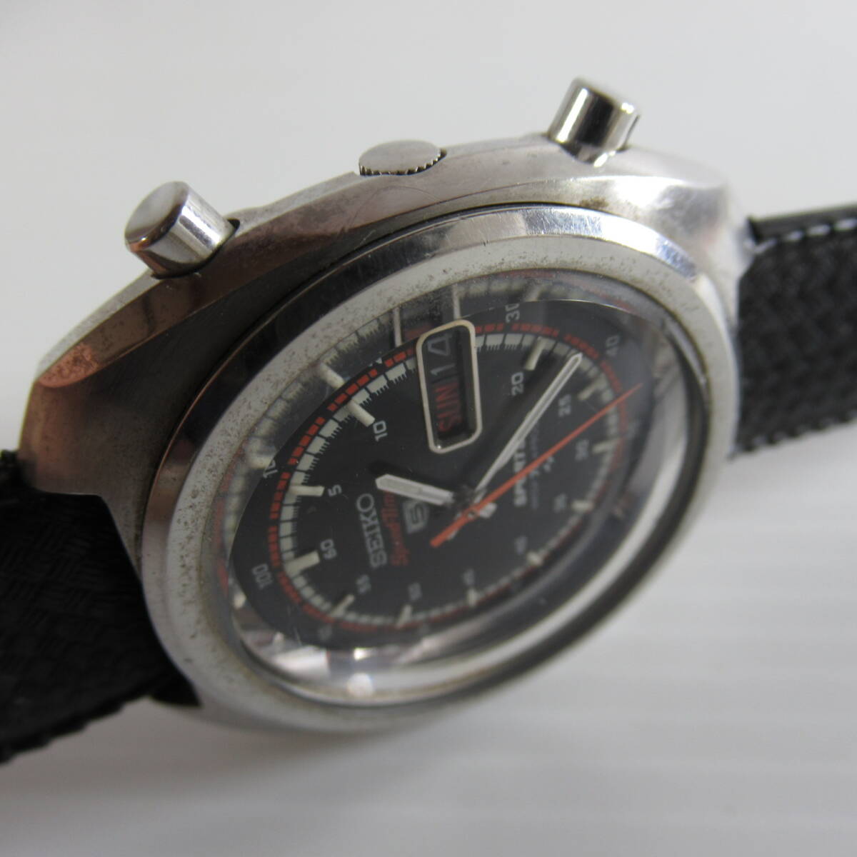 SEIKO　Speed Timer　腕時計 7017－8000/ベルトパーツ無/ユーズド/junk扱_画像6