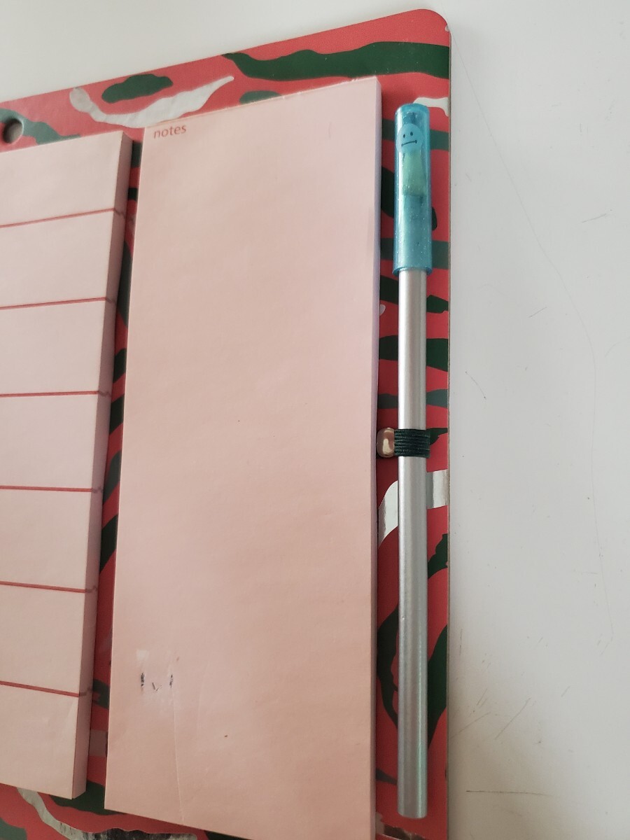 マグネット付き ウィークリーメモ 57枚　メモ 55枚　鉛筆付き　ピンク系 スケジュール 可愛い 予定表 _画像5