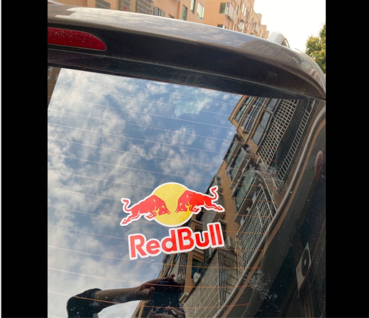 ◆10×6.9cm◆ レッドブル ステッカー RedBull 防水 2枚組