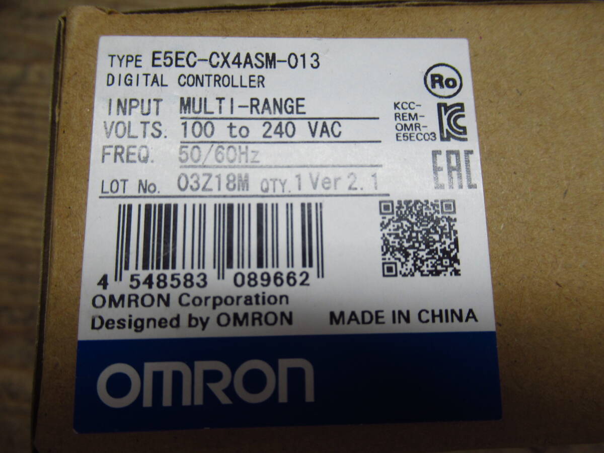 新品未使用 OMRON デジタル温度調節器 E5EC-CX4ASM-013 管理6Z0514S13_画像2
