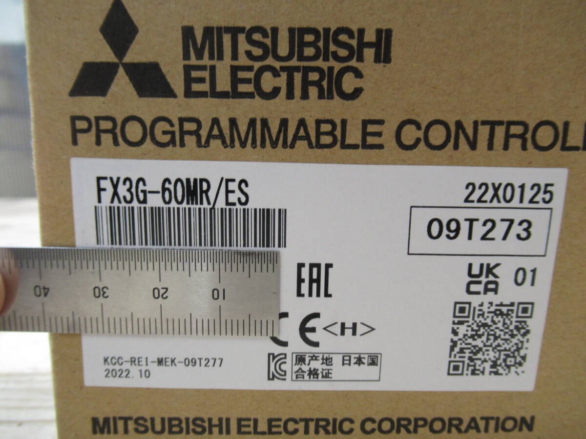 三菱電機 マイクロシーケンサ基本ユニット FX3G-60MR/ES 管理6MS0515B92_画像2