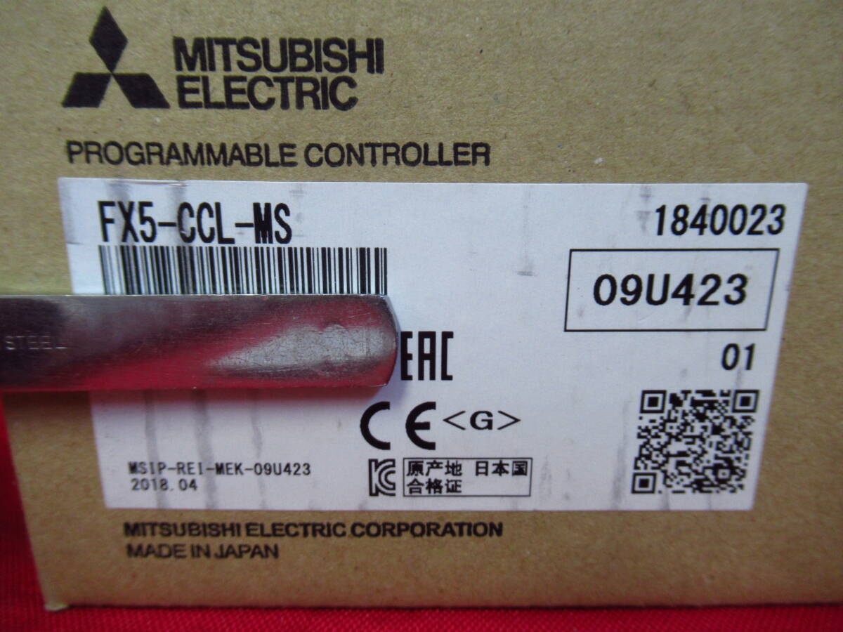 新品 MITSUBISHI 三菱 FX5-CCL-MS CC-Linkシステムマスタ・インテリジェントデバイスユニット 管理6rc0514Q85_画像4