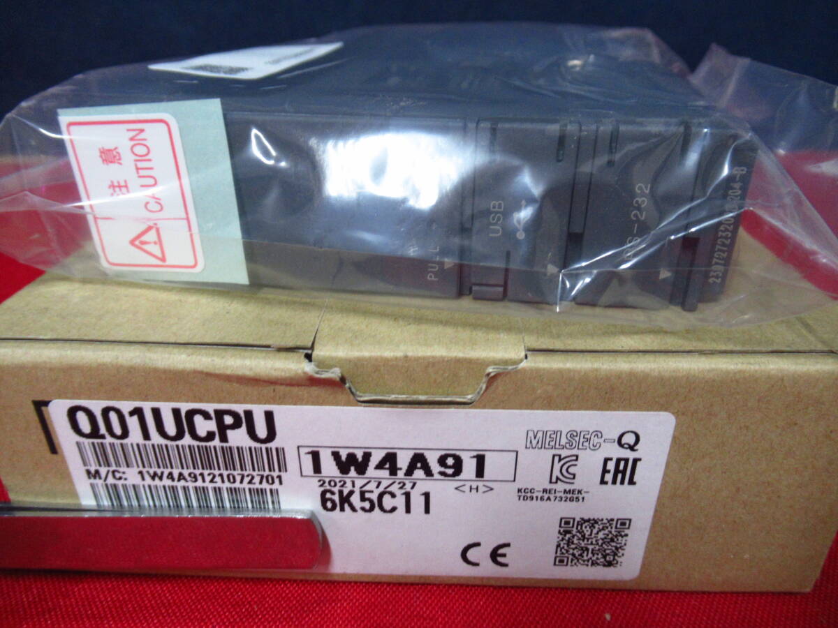 新品 MITSUBISHI 三菱電機 シーケンサ Q01UCPU CPUユニット 管理6rc0515A82_画像1
