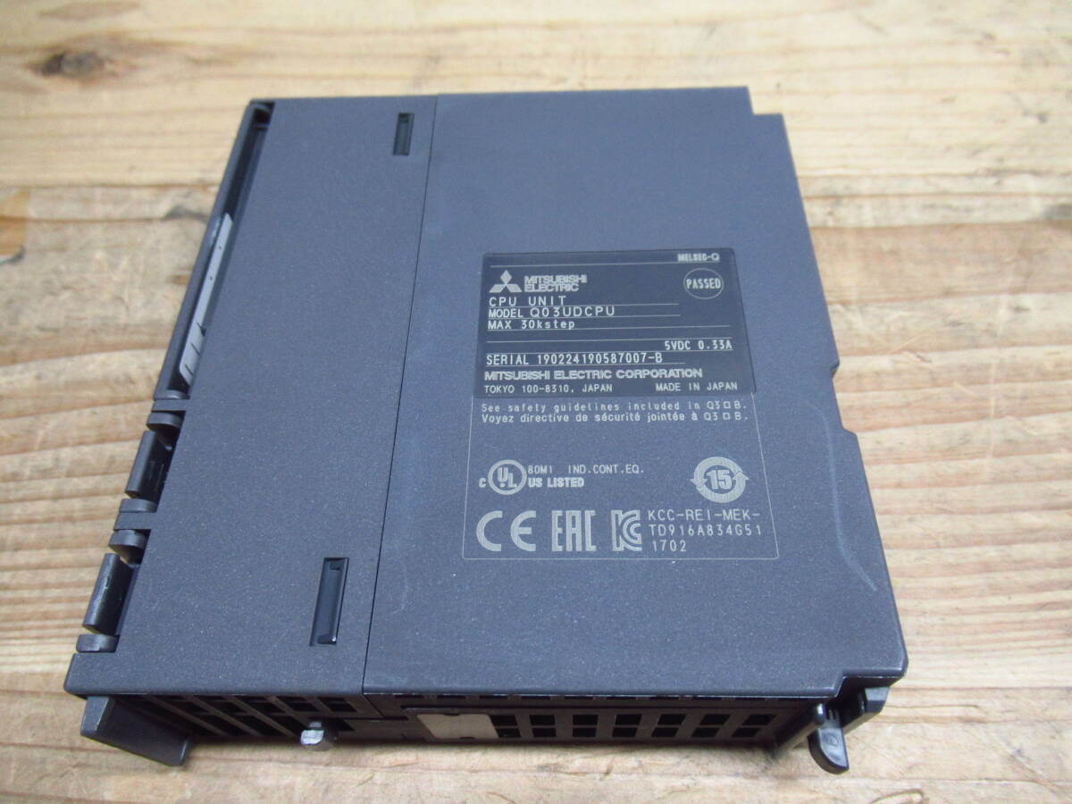 MITSUBISHI 三菱電機 シーケンサ Q03UDCPU 管理6Z0218D96_画像6