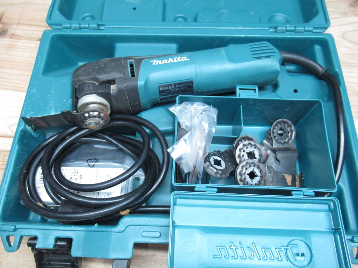 動作確認済 makita マキタ TM3010CT マルチツール ケース おまけ 付 電動 工具 DIY 管理6CH0517D67_画像1