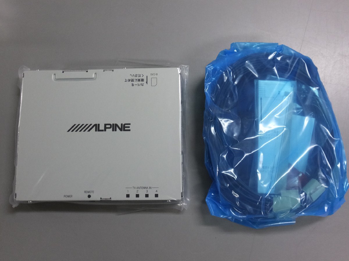 [ не использовался, наличие товар ] ALPINE Alpine наземный цифровой TV тюнер TUE-T500 тонкий 4 тюнер ×4 антенна 