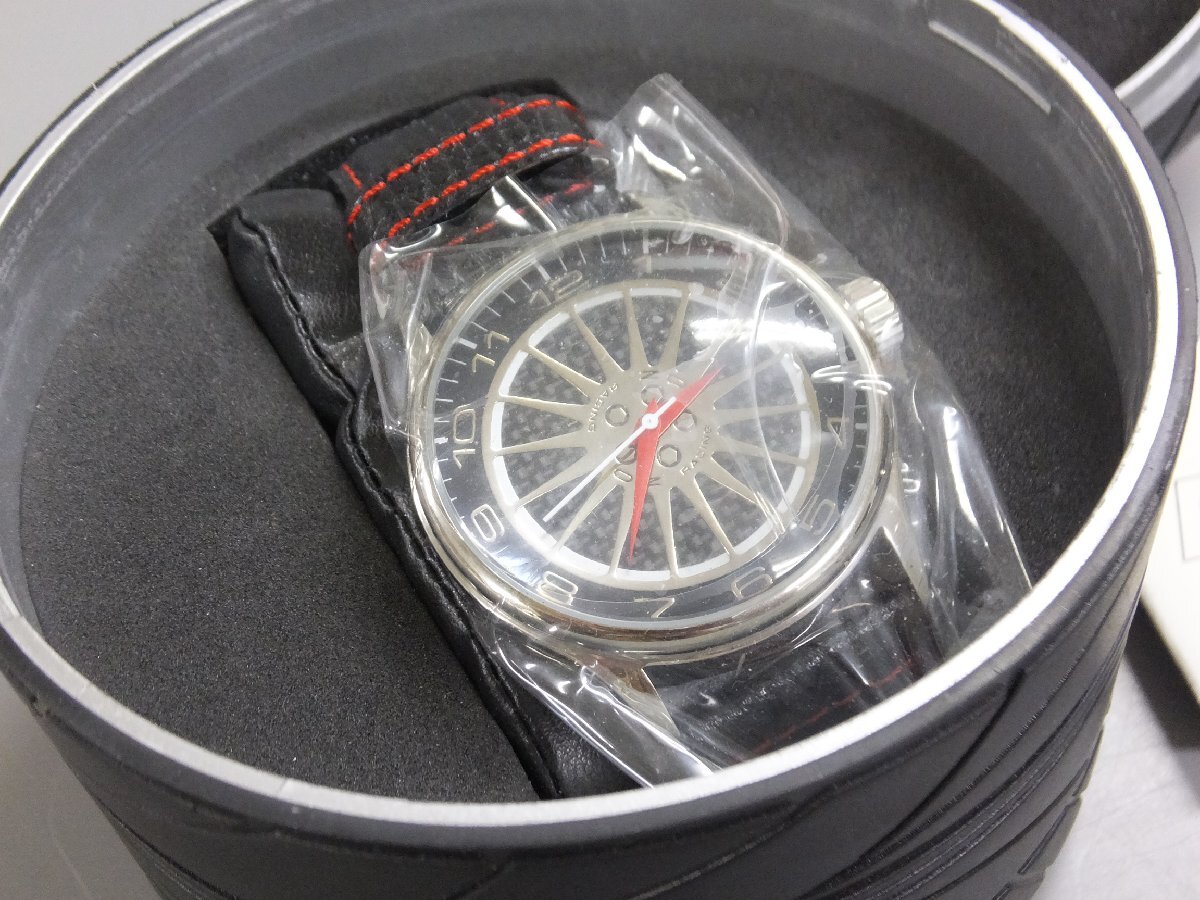 【店頭展示品・希少】OZレーシング スーパーツーリズモ GT ウォッチ リミテッドエディション 腕時計 ブラック レッドステッチの画像2